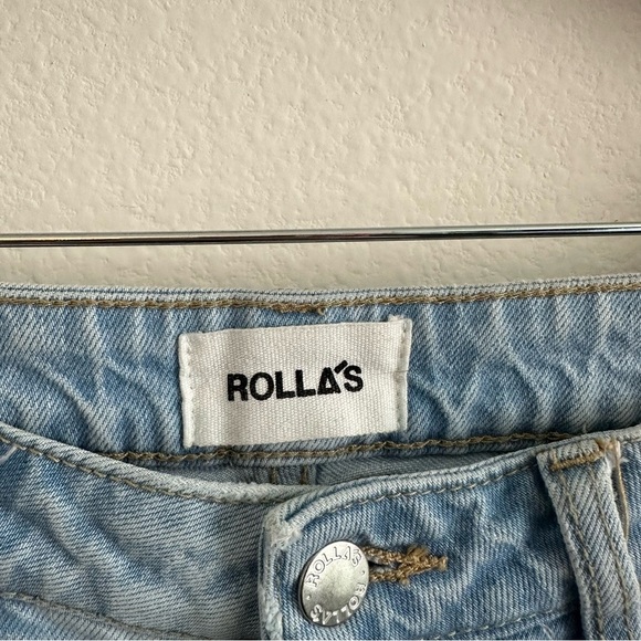ROLLAS East Coast Flare Tash Blue Jeans Size 27 - Picture 6 of 13